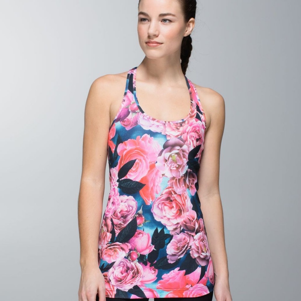 🎈Lululemon Cool Racerback in Secret Garden, 4